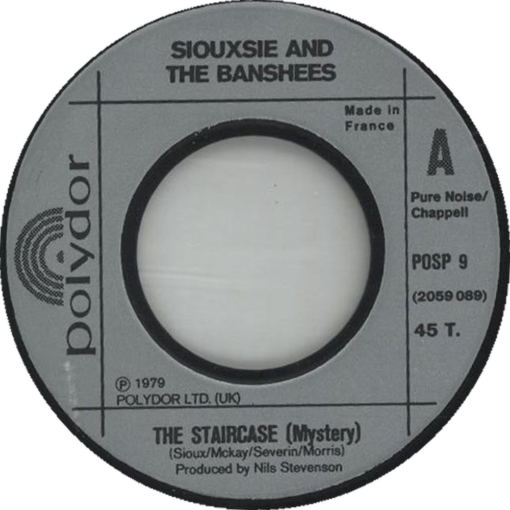 Siouxsie & The Banshees The Staircase (Mystery) - Jukebox - P/S UK 7" vinyl single (7 inch record / 45) SIO07TH652559