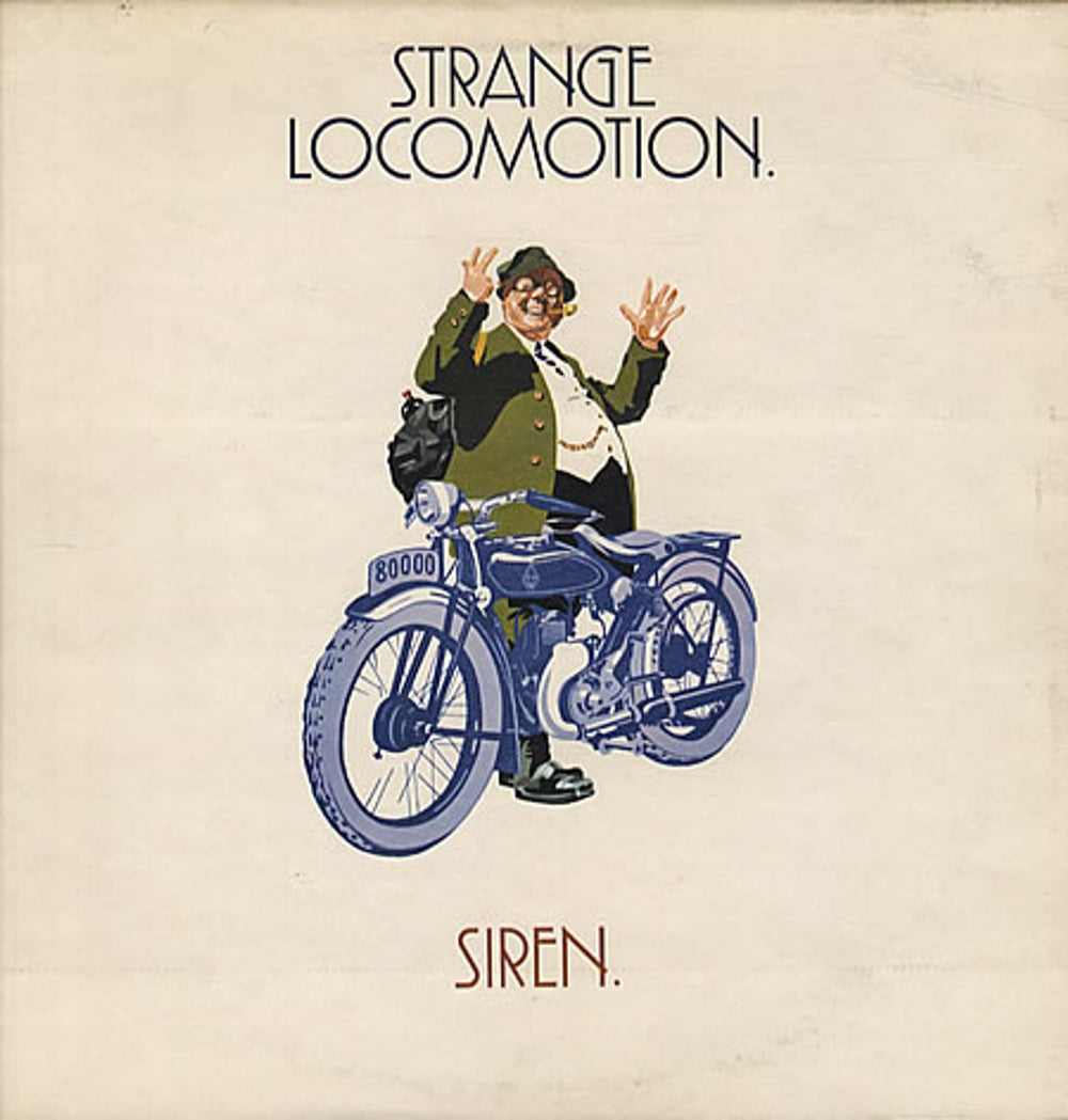 Siren Strange Locomotion UK vinyl LP album (LP record) DAN8001