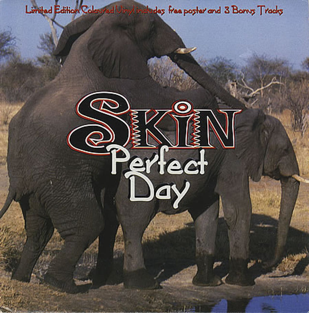 Skin [Rock] Perfect Day - Red Vinyl UK 7" vinyl single (7 inch record / 45) R6433