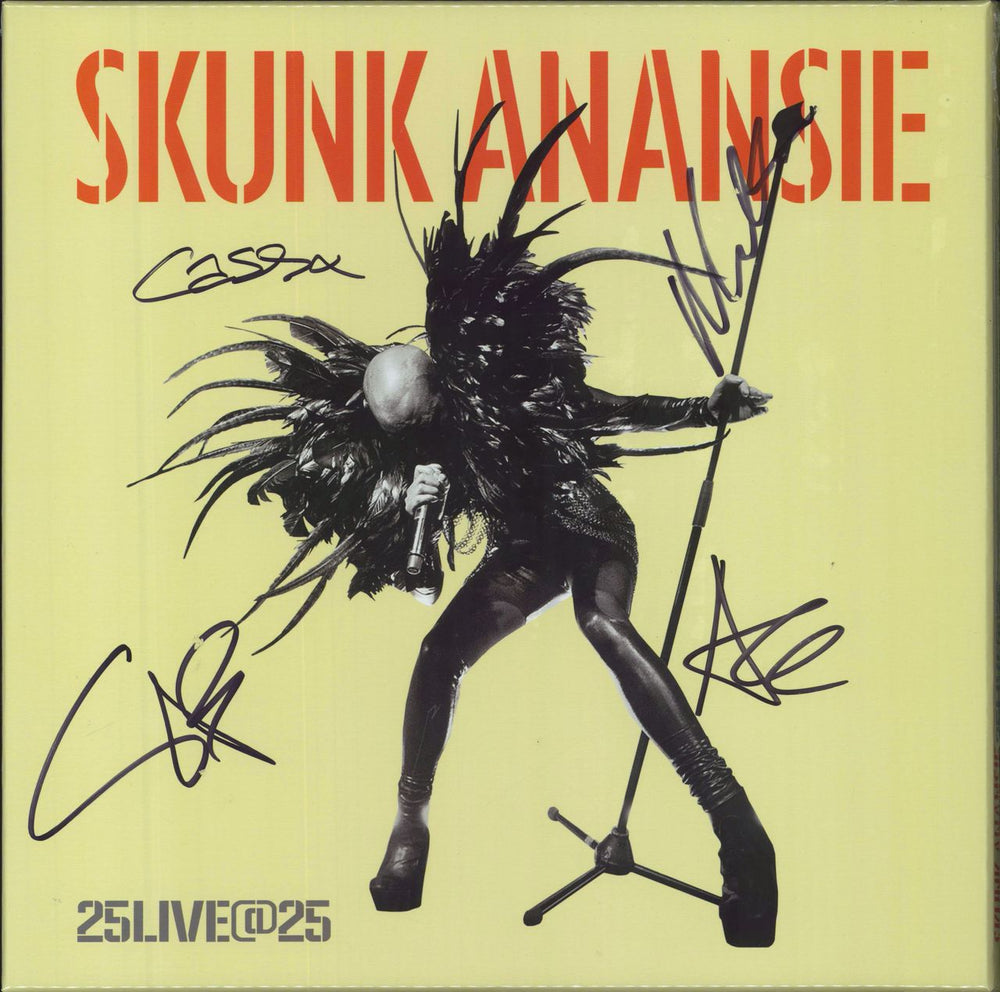 Skunk Anansie 25Live@25 - Fully Autographed - Sealed UK 3-LP vinyl record set (Triple LP Album) SKUNK1LPX