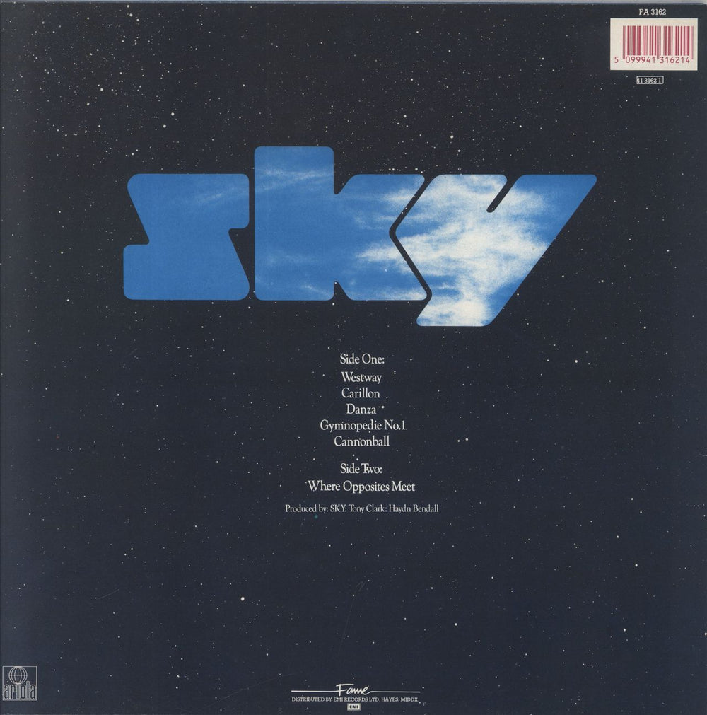 Sky (John Williams) Sky UK vinyl LP album (LP record)