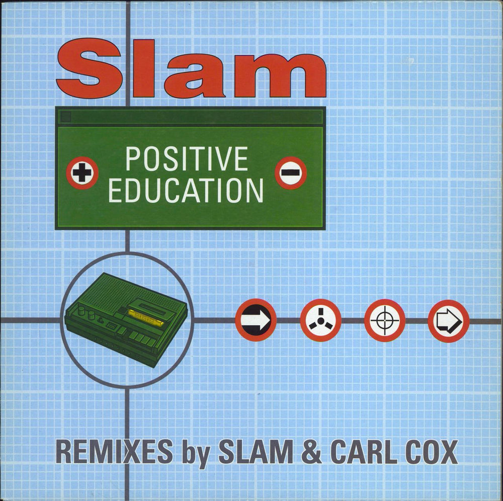 Slam Positive Education UK 12" vinyl single (12 inch record / Maxi-single) VCRT84