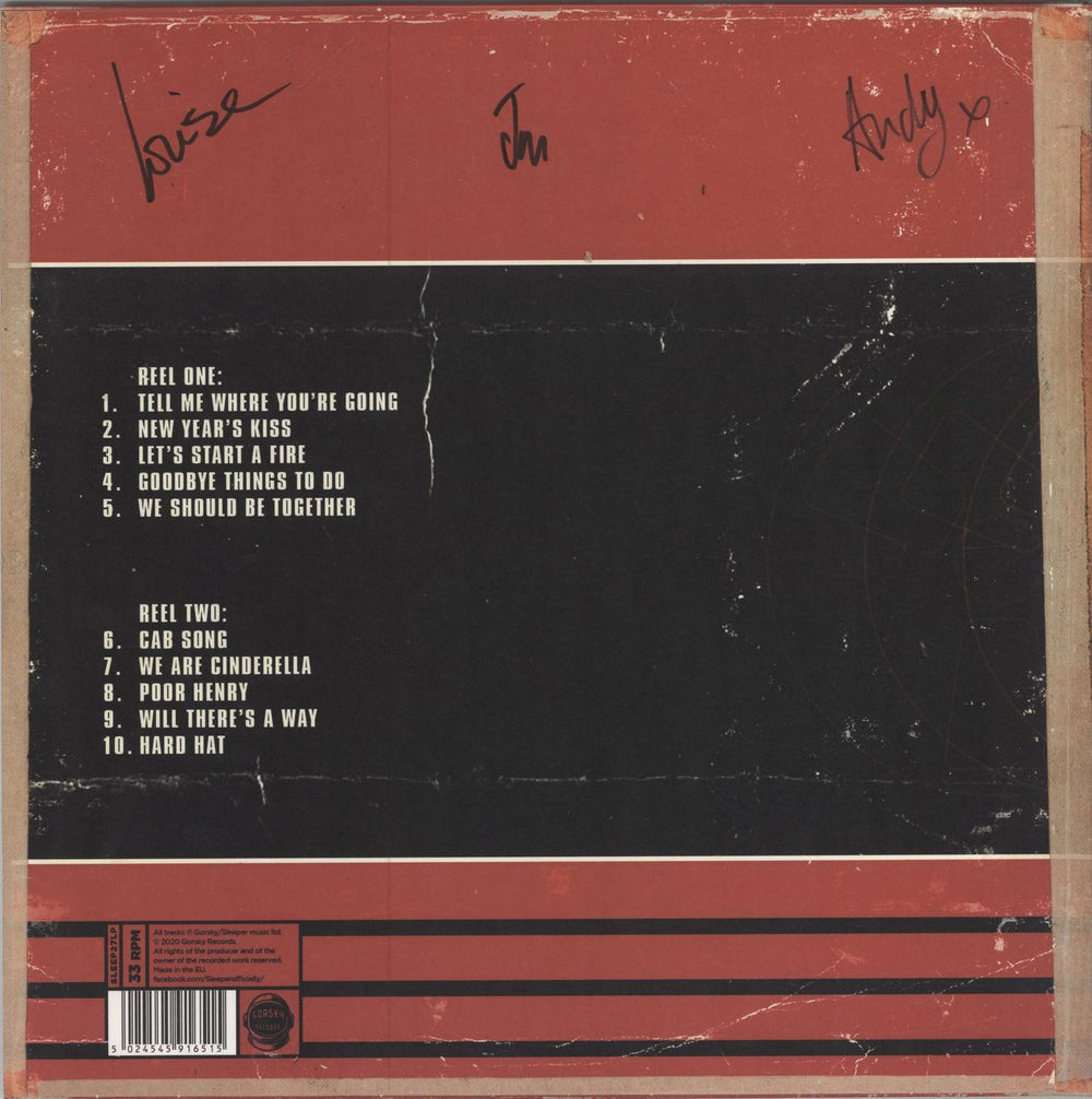 Sleeper This Time Tomorrow - Red Vinyl + Autographed UK vinyl LP album (LP record) SLPLPTH787632