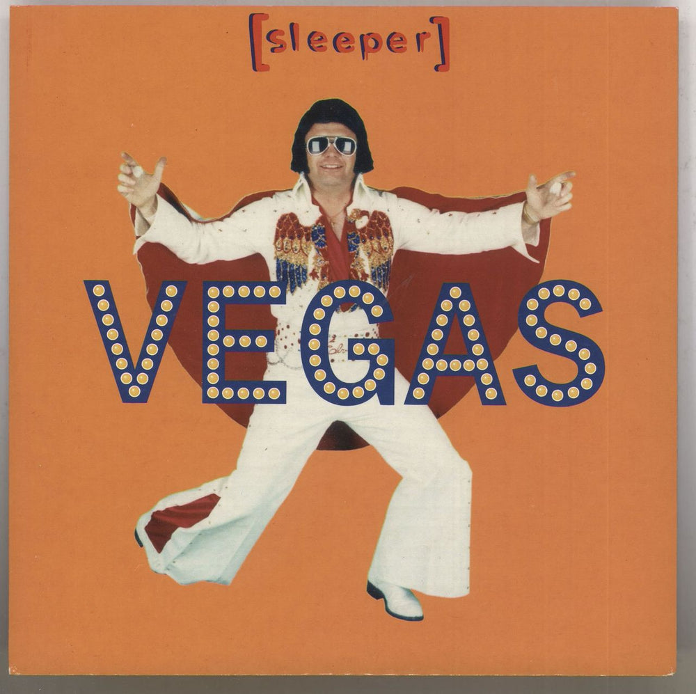 Sleeper Vegas - Blue Vinyl + Numbered UK 7" vinyl single (7 inch record / 45) SLEEP008