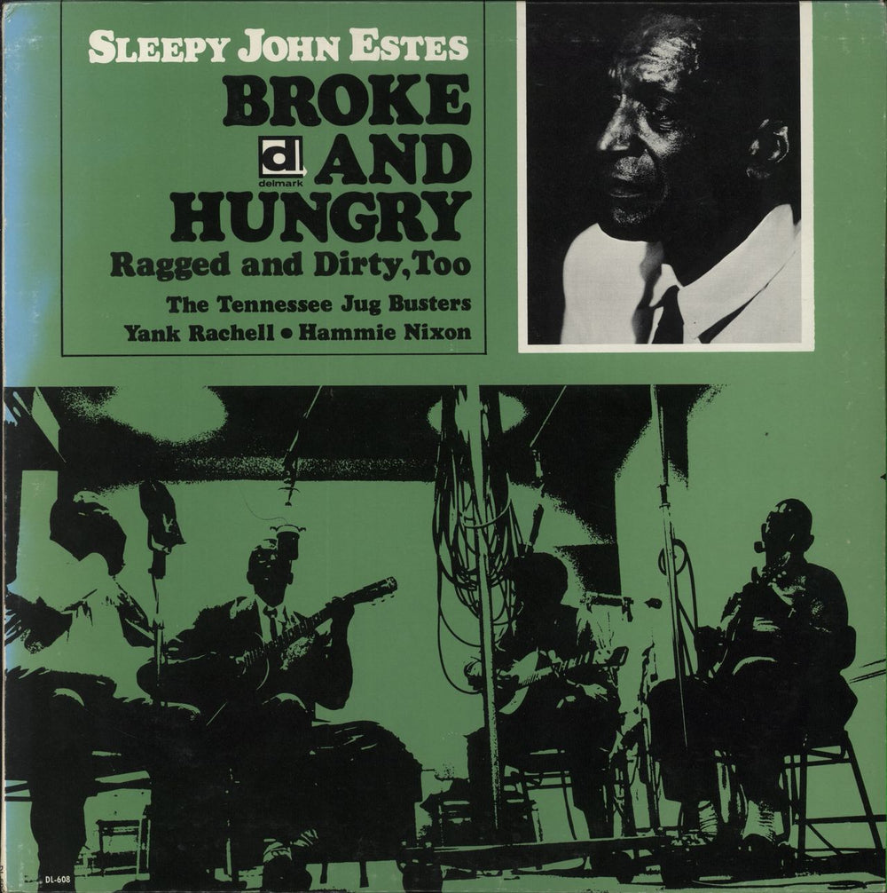 Sleepy John Estes Broke And Hungry US vinyl LP album (LP record) DS-9608