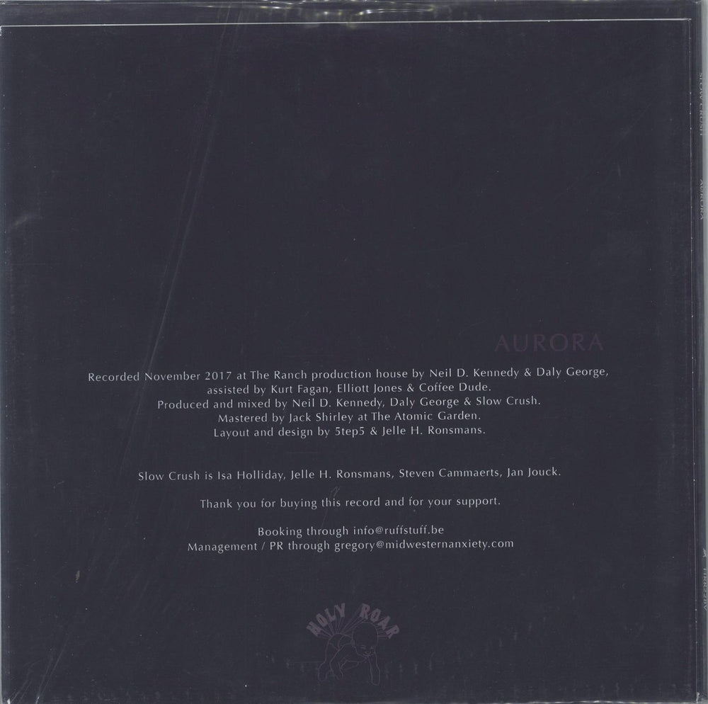 Slow Crush Aurora - Purple and Black Vinyl UK vinyl LP album (LP record)