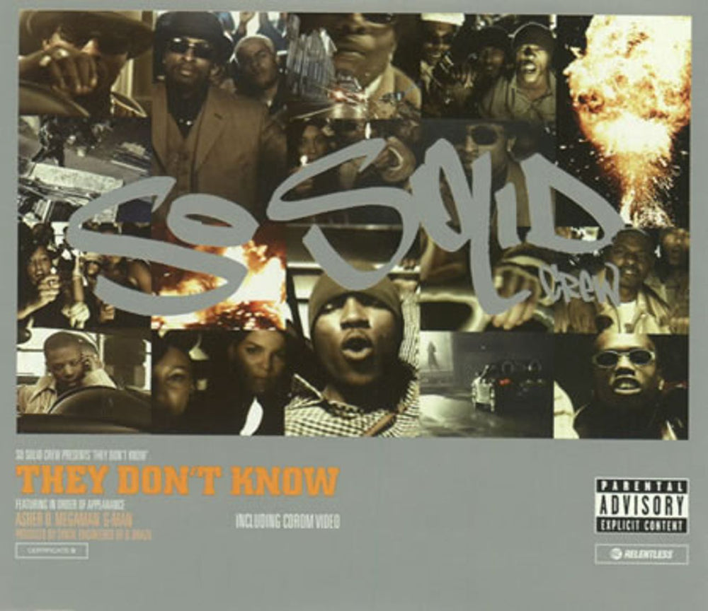 So Solid Crew They Don't Know UK CD single (CD5 / 5") RELENT26CD