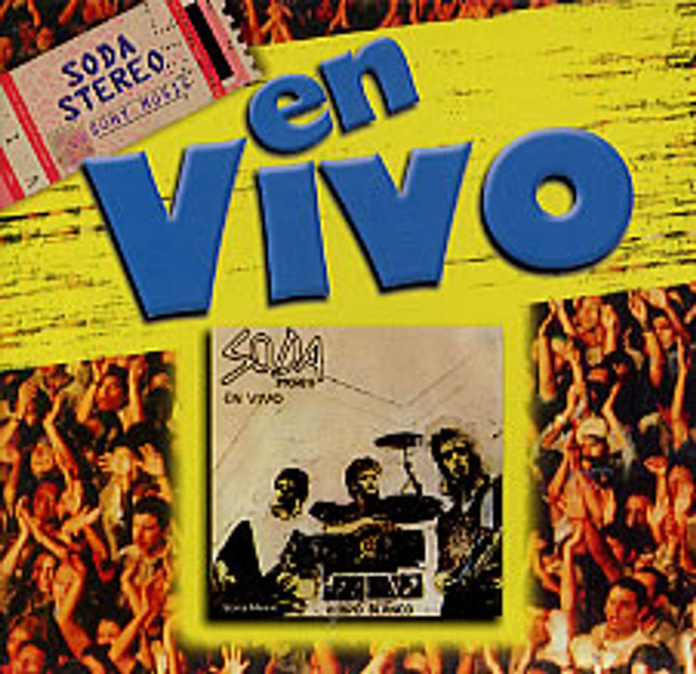 Soda Stereo Ruido Blanco En Vivo Colombian CD album (CDLP) 52461749