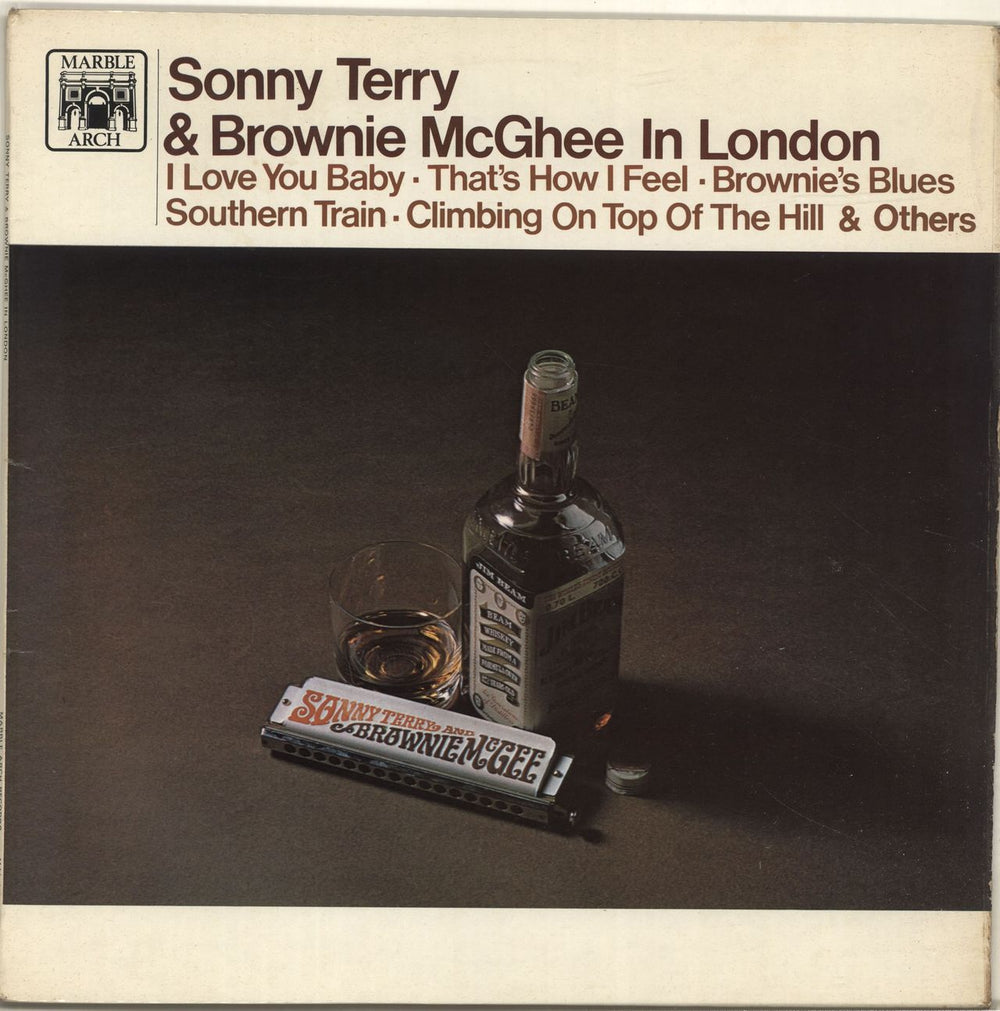 Sonny Terry & Brownie McGhee Sonny Terry & Brownie McGhee In London UK vinyl LP album (LP record) MAL843