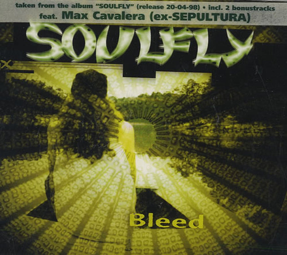 Soulfly Bleed UK CD single (CD5 / 5") RR2238-3