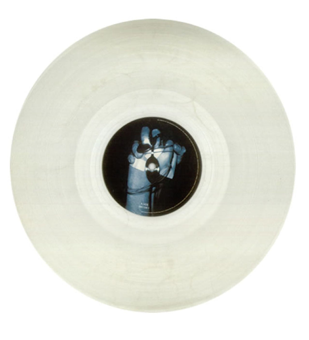 Soundgarden Spoonman - Clear Vinyl + Sleeve UK 12" vinyl single (12 inch record / Maxi-single) SOU12SP44299