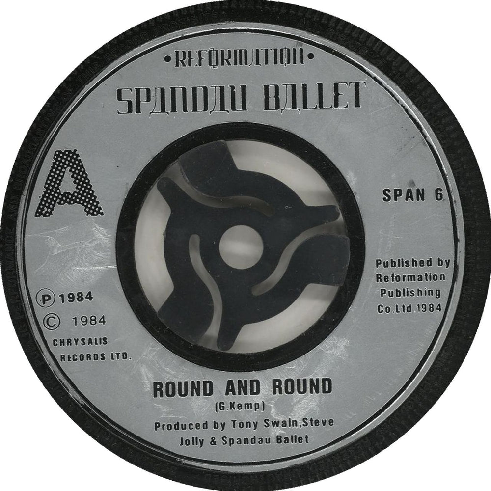 Spandau Ballet Round And Round UK 7" vinyl single (7 inch record / 45) SPAN6