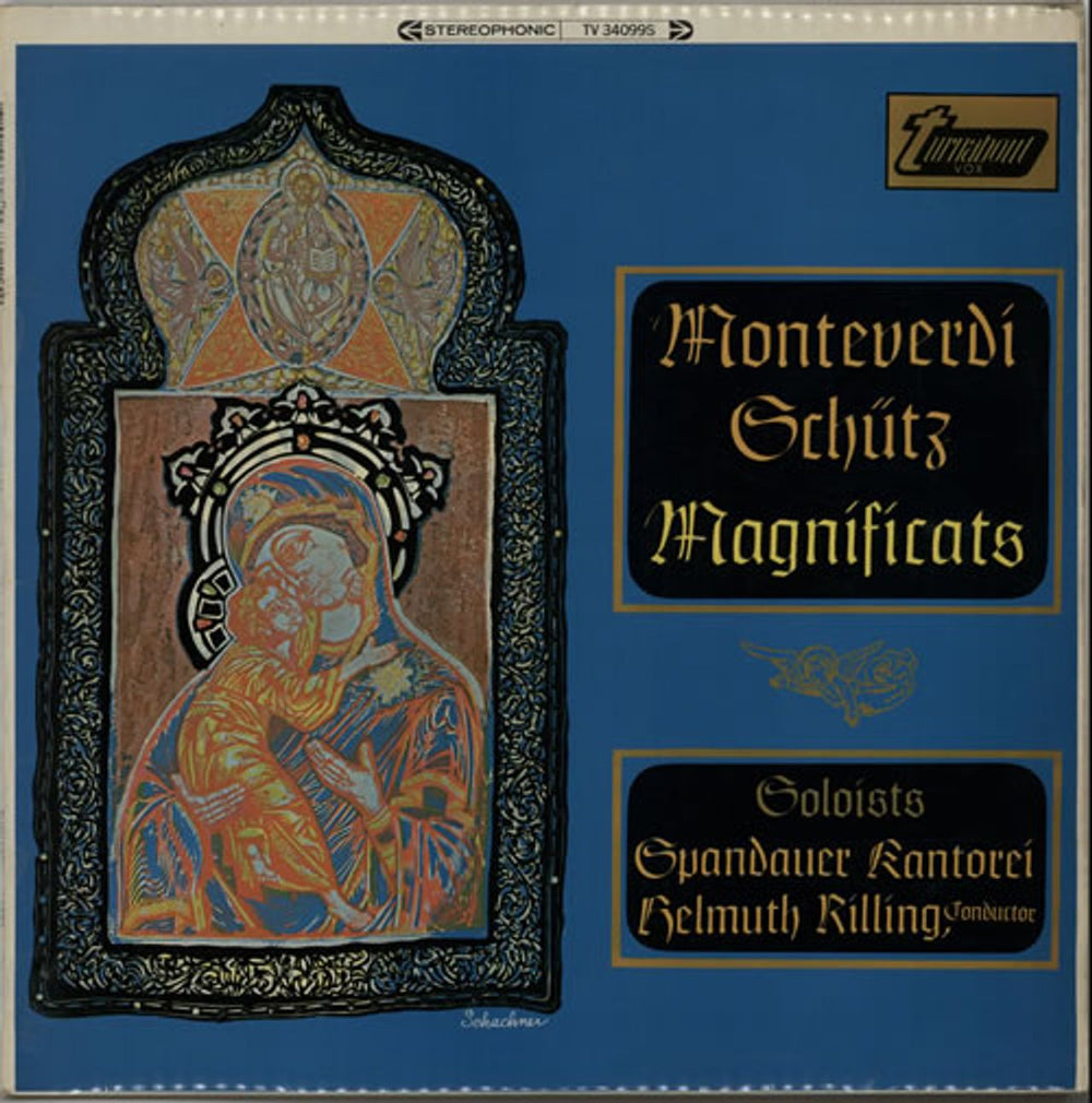 Spandauer Kantorei Monteverdi / Schütz: Magnificats UK vinyl LP album (LP record) TV34099S