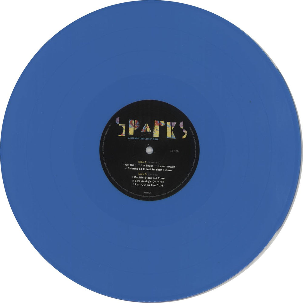 Sparks A Steady Drip, Drip, Drip - 180gm Blue & Purple vinyl UK 2-LP vinyl record set (Double LP Album) SPA2LAS761249