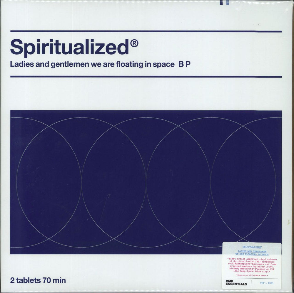 Spiritualized Ladies And Gentlemen We Are Floating In Space - 180gm Deep Space Blue Vinyl US 2-LP vinyl record set (Double LP Album) FP1753-3