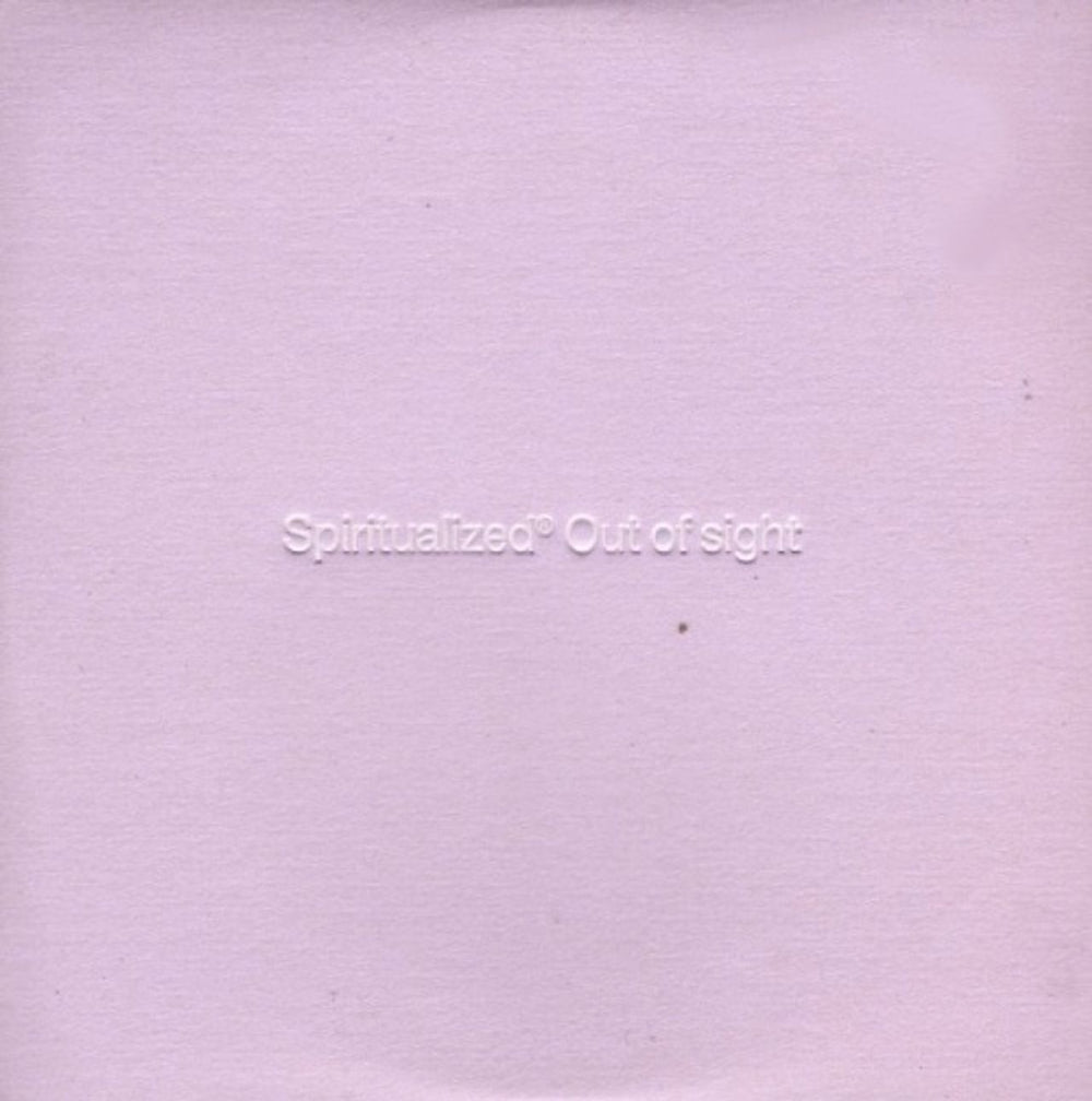 Spiritualized Out Of Sight UK Promo CD single (CD5 / 5") OPM005PROMO