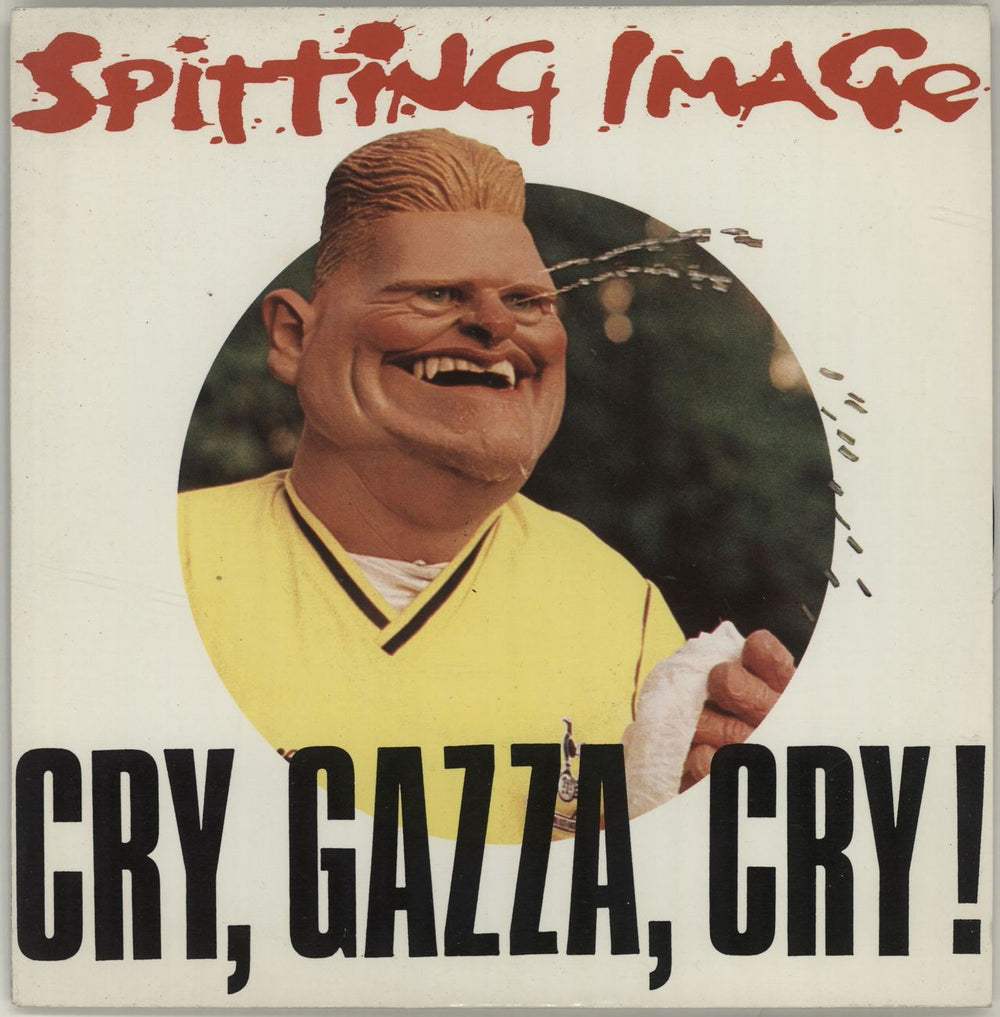 Spitting Image Cry, Gazza, Cry ! UK 7" vinyl single (7 inch record / 45) DAFT7