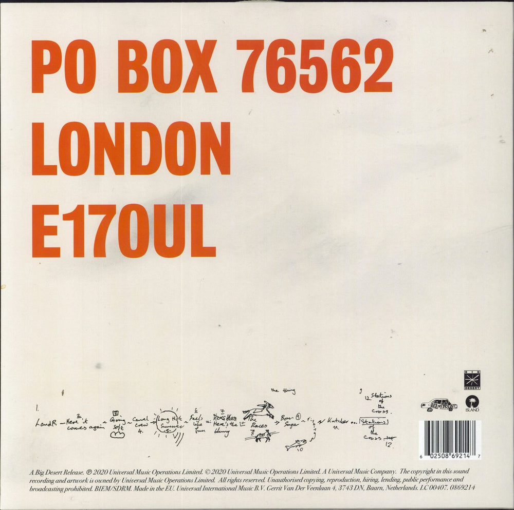 Sports Team Deep Down Happy - Orange Vinyl UK vinyl LP album (LP record) 602508692147