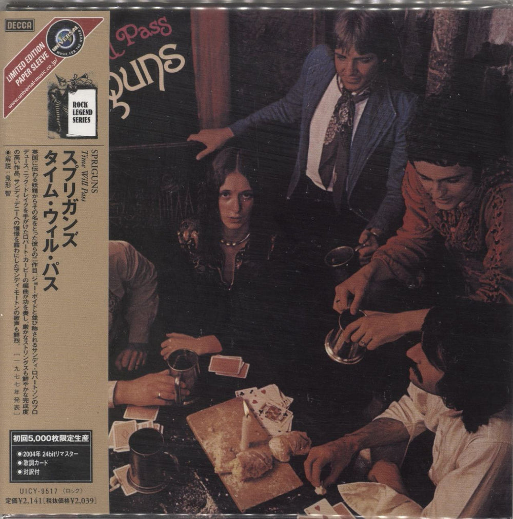 Spriguns Time Will Pass Japanese CD album (CDLP) UICY-9517