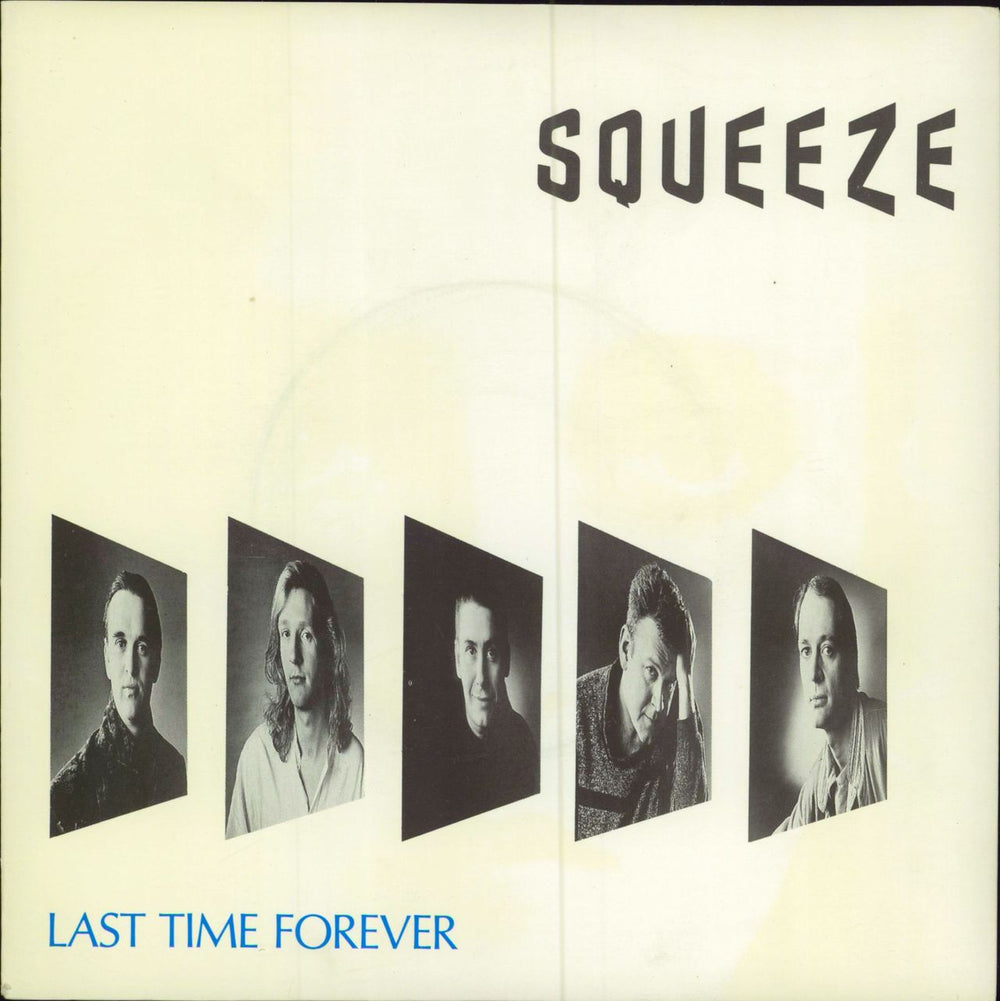 Squeeze Last Time Forever - 'A' Label + Sleeve UK Promo 7" vinyl single (7 inch record / 45) AM255