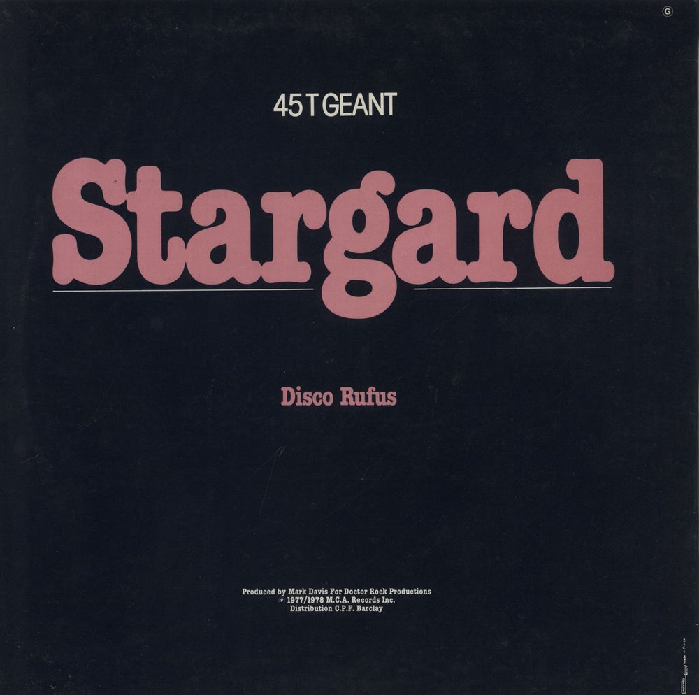 Stargard Theme From 'Which Way Is Up' French 12" vinyl single (12 inch record / Maxi-single)