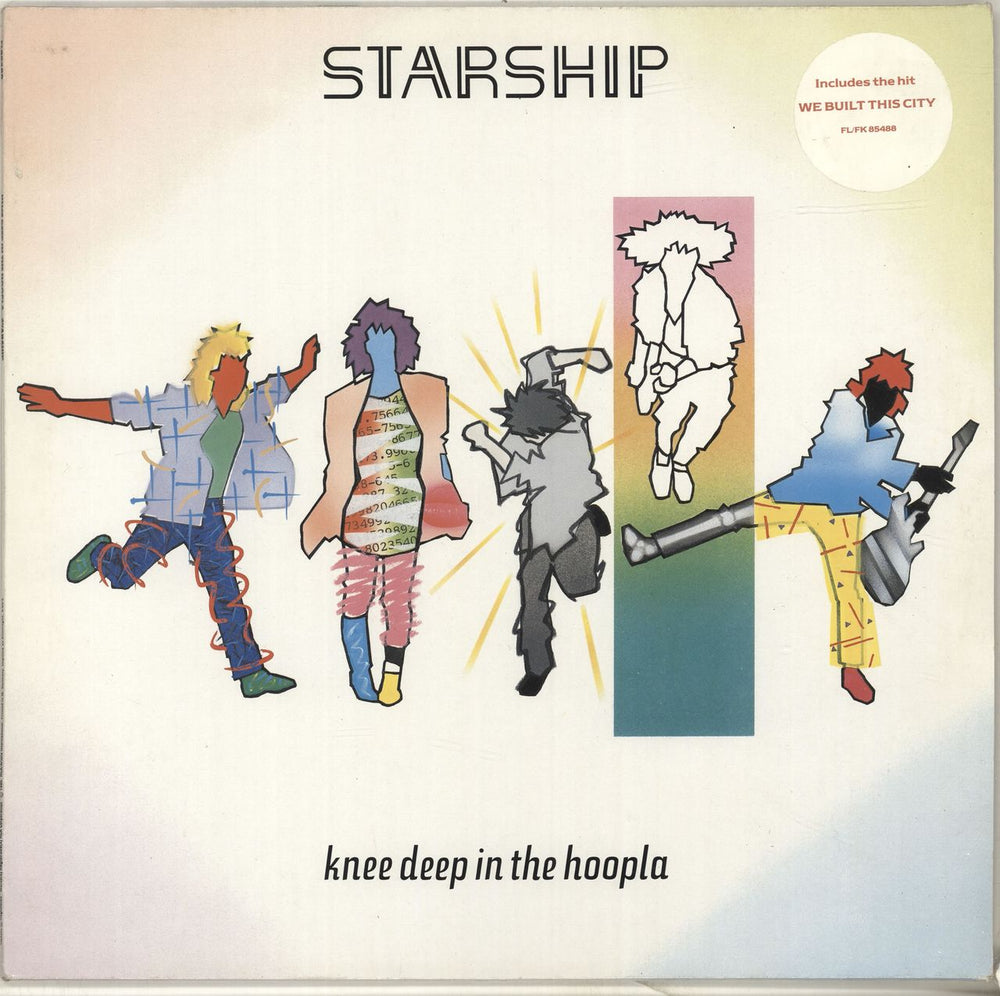 Starship Knee Deep In The Hoopla - Stickered sleeve German vinyl LP album (LP record) FL85488