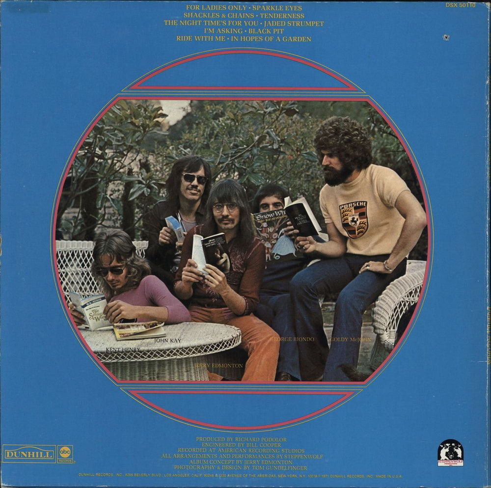 Steppenwolf For Ladies Only - EX + insert US vinyl LP album (LP record)