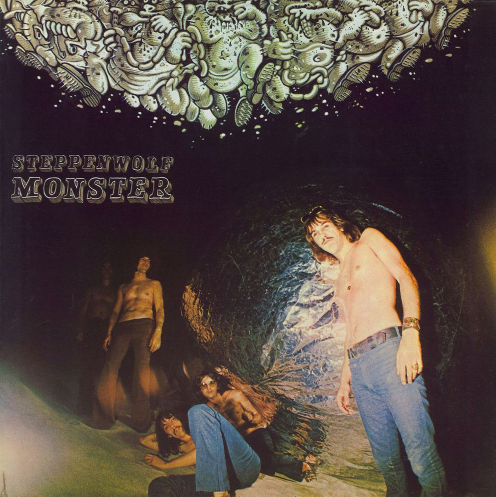 Steppenwolf Monster - Black label - VG UK vinyl LP album (LP record) SSL5021