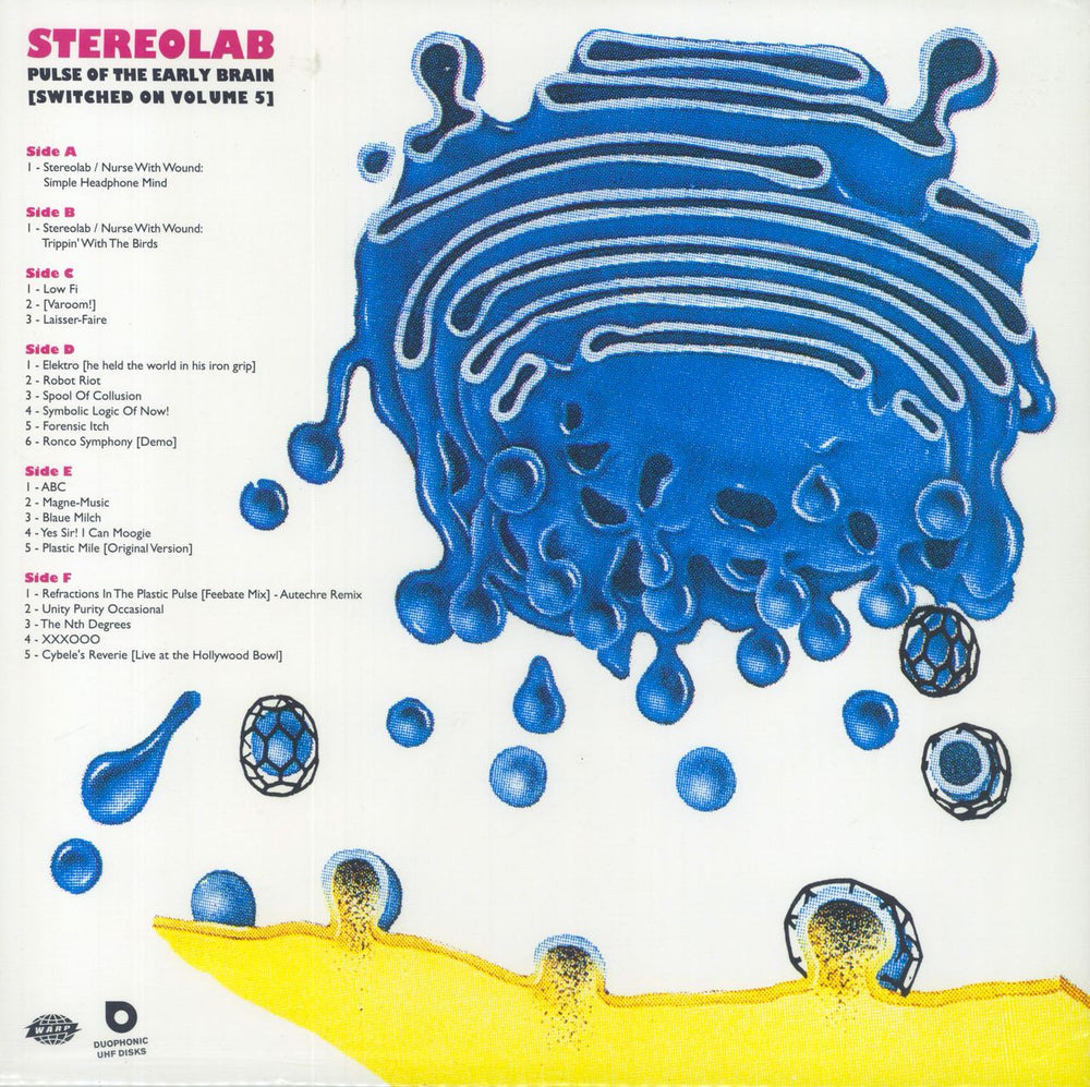 Stereolab Pulse Of The Early Brain [Switched On Volume 5] - Yellow Sleeve UK 3-LP vinyl record set (Triple LP Album) 5060263729204