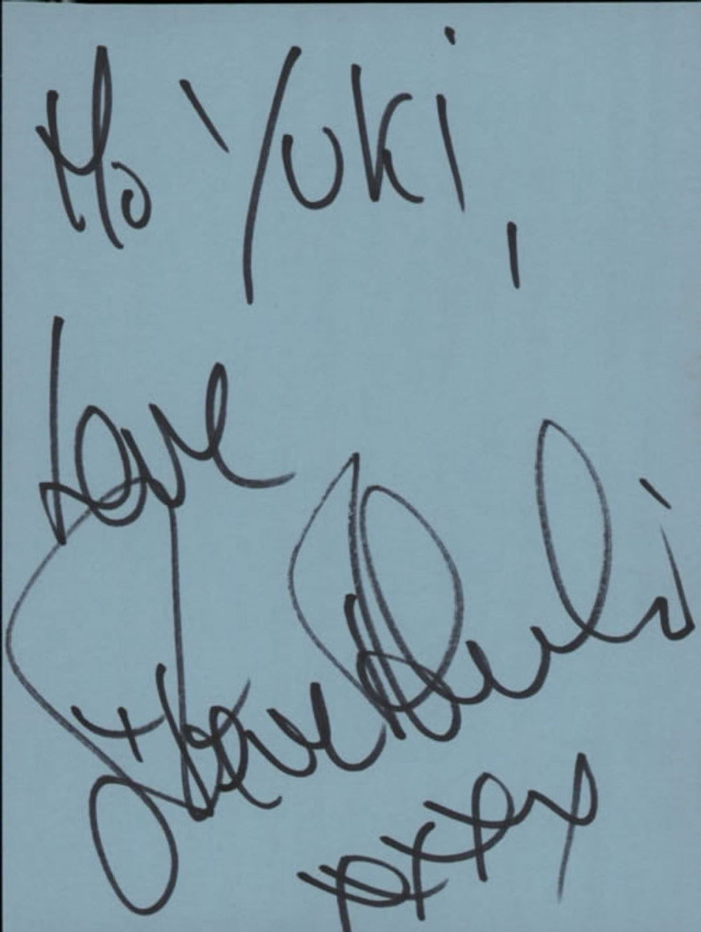 Steve Alexander Page From An Autograph Book UK memorabilia AUTOGRAPH