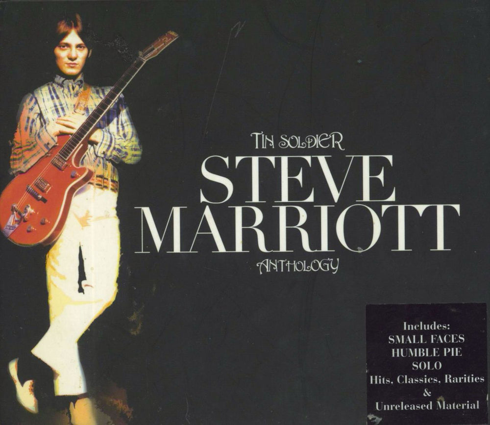 Steve Marriott Tin Soldier: The Anthology + Hype Stickered Slipcase UK 3-CD album set (Triple CD) CMETD935