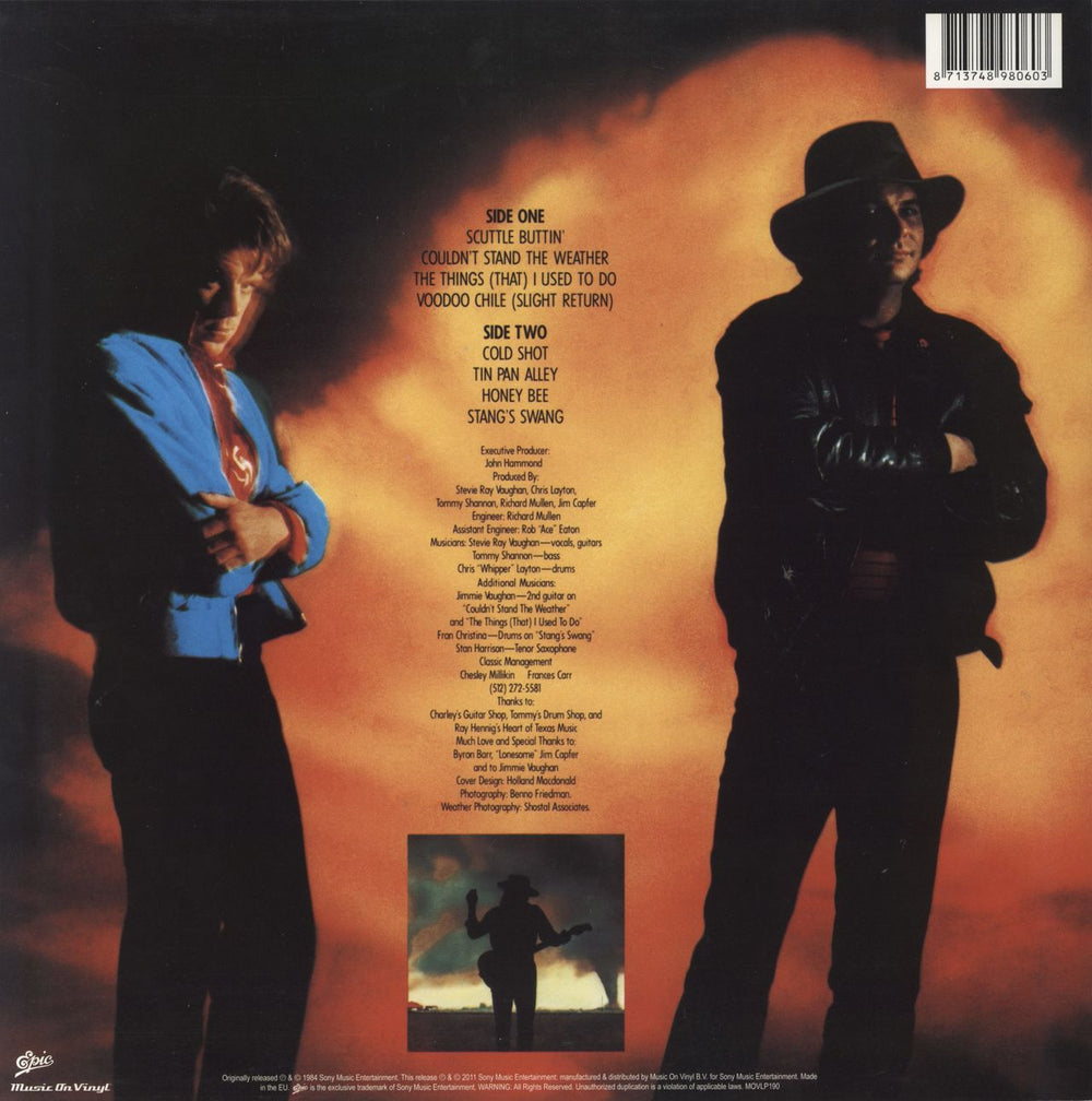 Stevie Ray Vaughan Couldn't Stand The Weather UK 2-LP vinyl record set (Double LP Album) 8713748980603