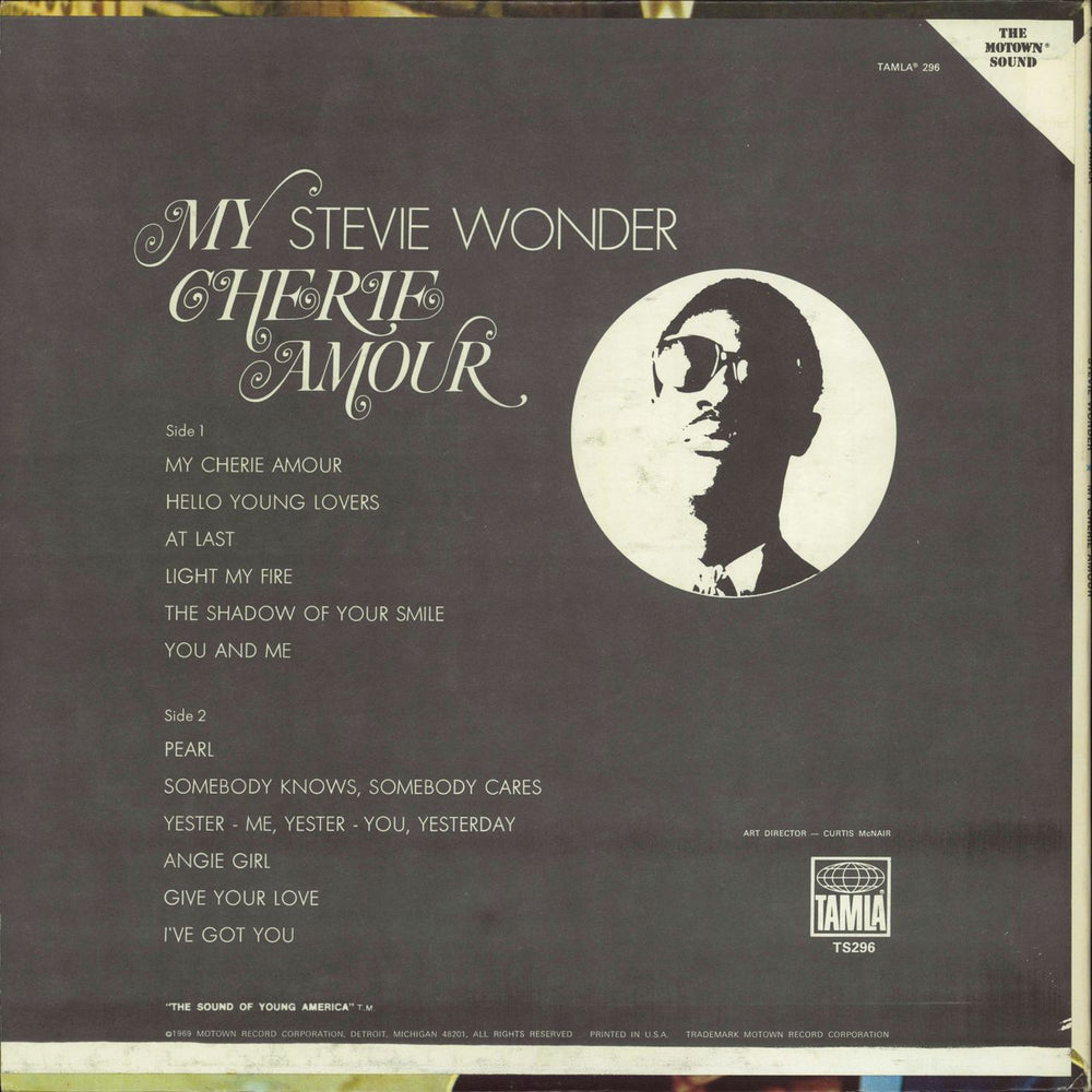 Stevie Wonder My Cherie Amour - Stereo US vinyl LP album (LP record)