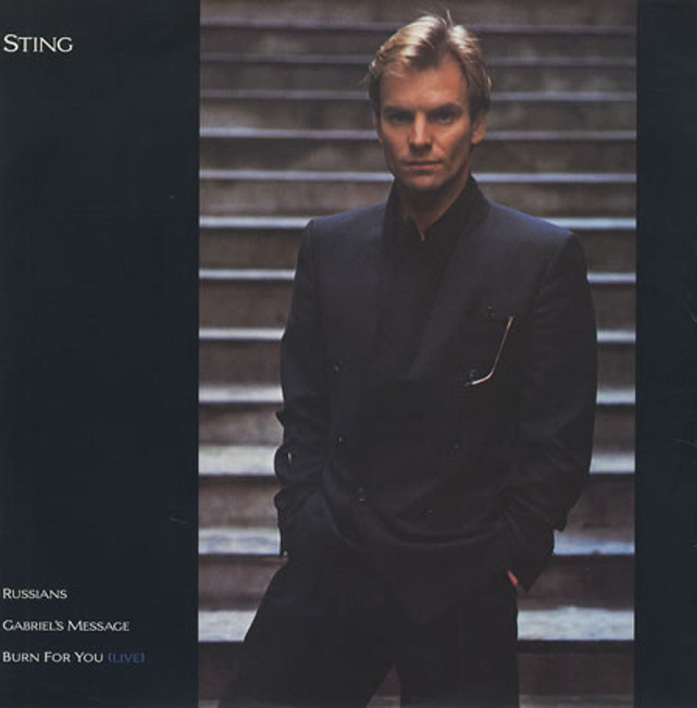 Sting Russians UK 12" vinyl single (12 inch record / Maxi-single) AMY292