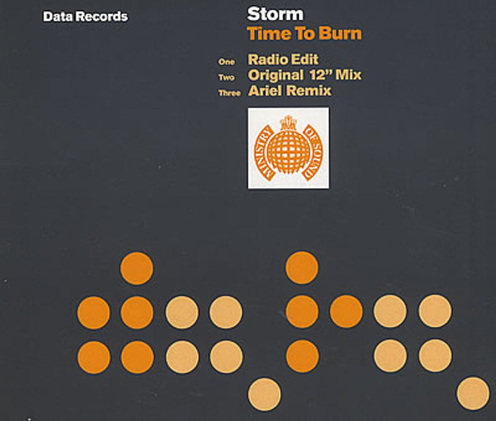 Storm (90s) Time To Burn UK CD single (CD5 / 5") DATA16CDS