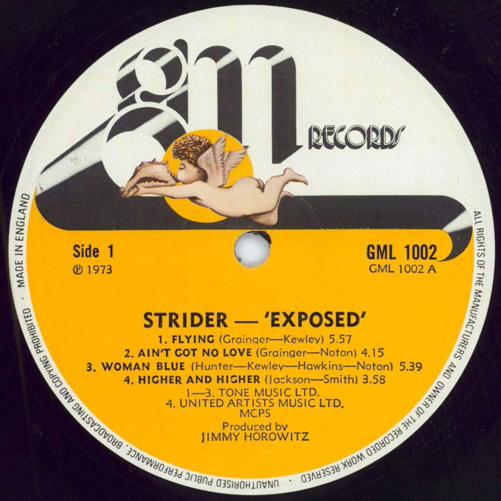 Strider Exposed UK vinyl LP album (LP record) V8RLPEX606590