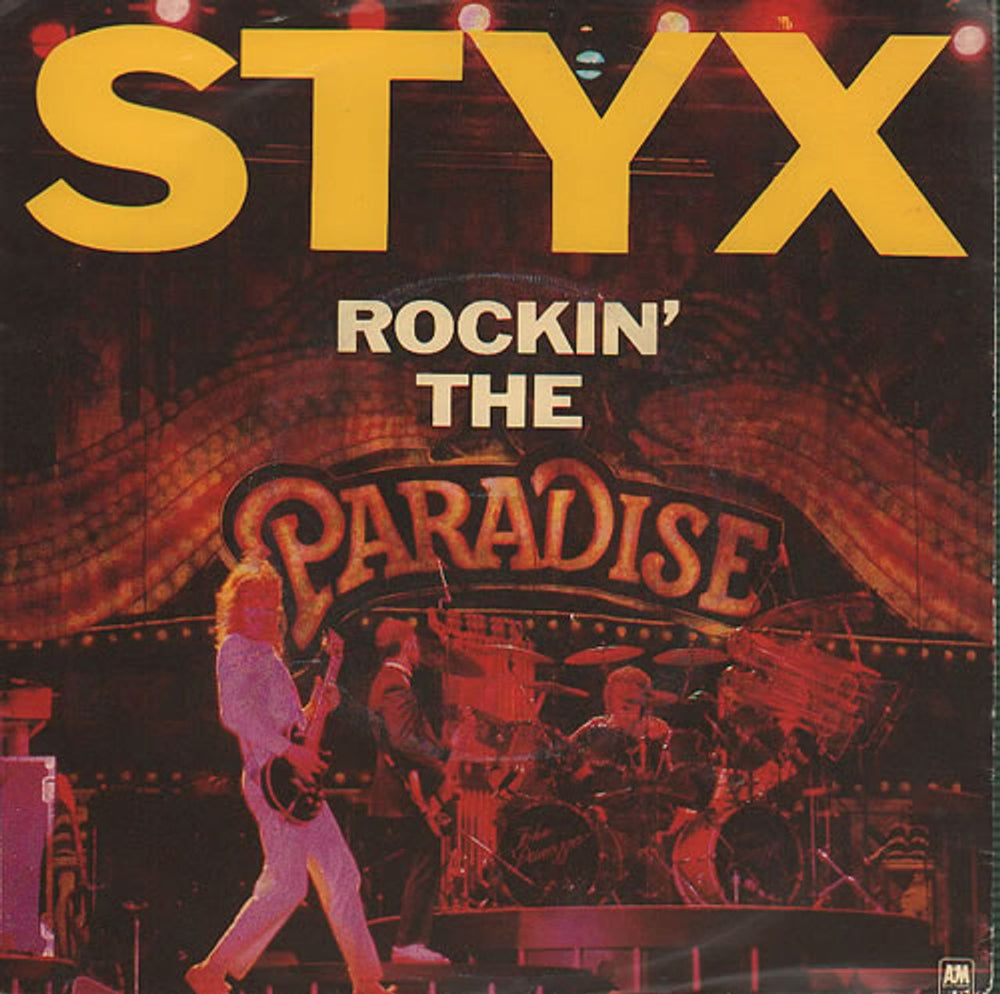 Styx Rockin' The Paradise UK 7" vinyl single (7 inch record / 45) AMS8175