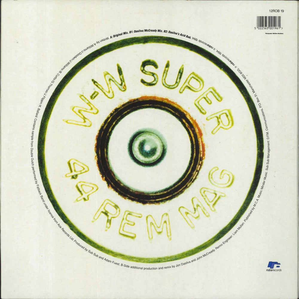 Sub Sub Respect UK 12" vinyl single (12 inch record / Maxi-single) 5022563001961