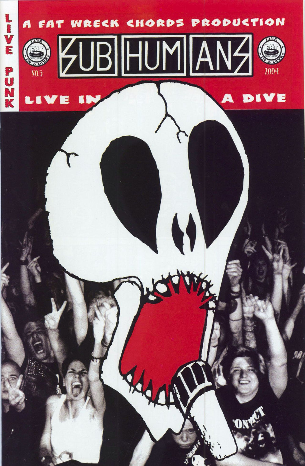 Subhumans Live In A Dive UK 2-LP vinyl record set (Double LP Album)