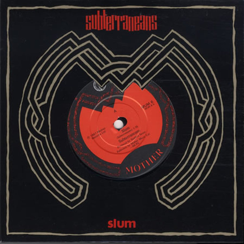 Subterraneans Slum UK 7" vinyl single (7 inch record / 45) MUM6