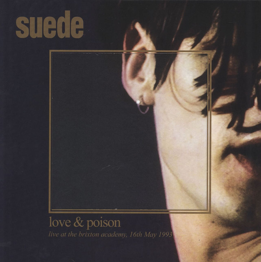 Suede Love & Poison (Live At The Brixton Academy, 16th May 1993) - Clear Vinyl UK 2-LP vinyl record set (Double LP Album) DEMREC880