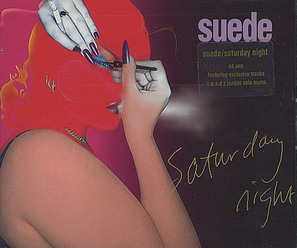 Suede Saturday Night UK 2-CD single set (Double CD single) NUD24CD1/2