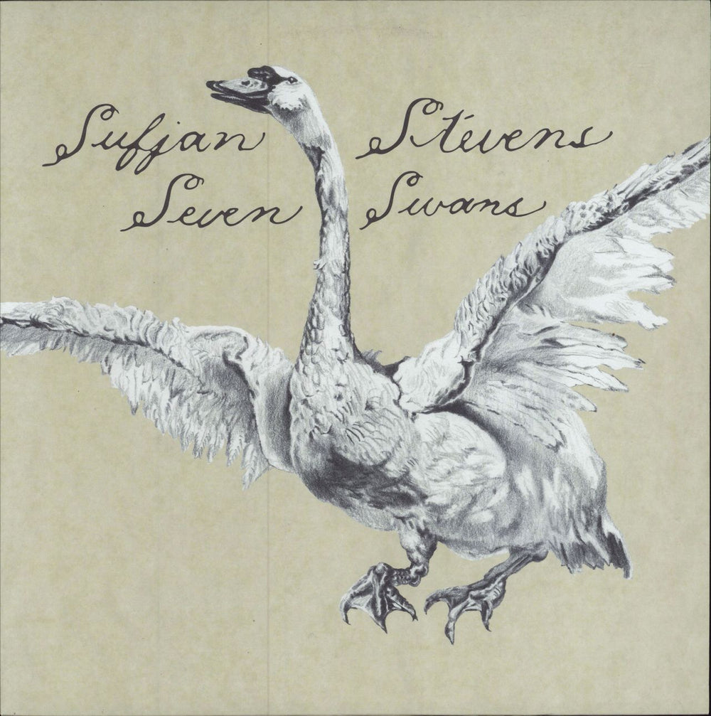 Sufjan Stevens Seven Swans - Marbled Vinyl + Bonus 7" US vinyl LP album (LP record) SF013 / SF18