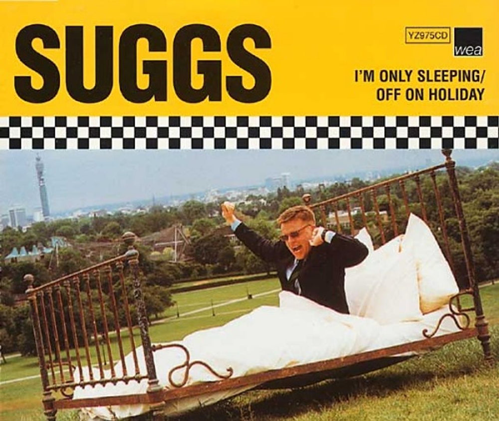 Suggs I'm Only Sleeping / Off On Holiday UK CD single (CD5 / 5") YZ975CD