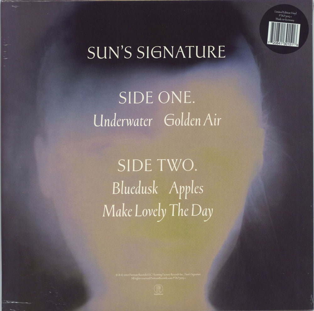 Sun's Signature Sun's Signature - RSD 2022 - Sealed UK 12" vinyl single (12 inch record / Maxi-single) 720841301516