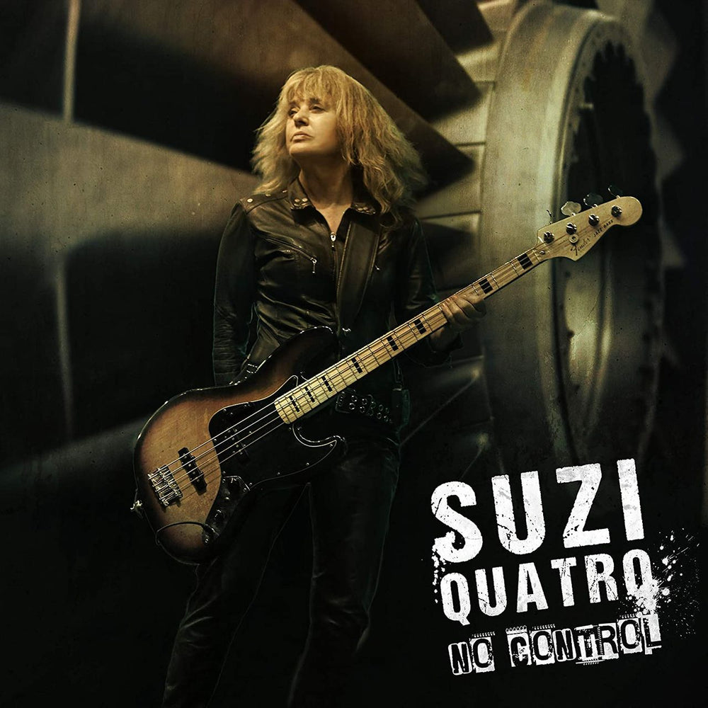 Suzi Quatro No Control - Yellow/Black Swirl + CD German 2-LP vinyl record set (Double LP Album) SPV2886212LP