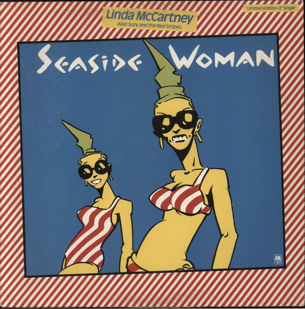 Suzy And The Red Stripes Seaside Woman - EX UK 12" vinyl single (12 inch record / Maxi-single) AMSP7548