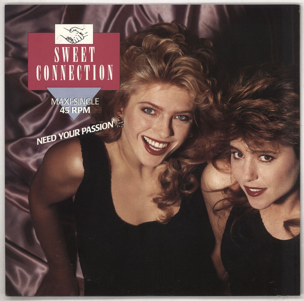 Sweet Connection Need Your Passion - Pink & White Marble Vinyl German 12" vinyl single (12 inch record / Maxi-single) INT125.715