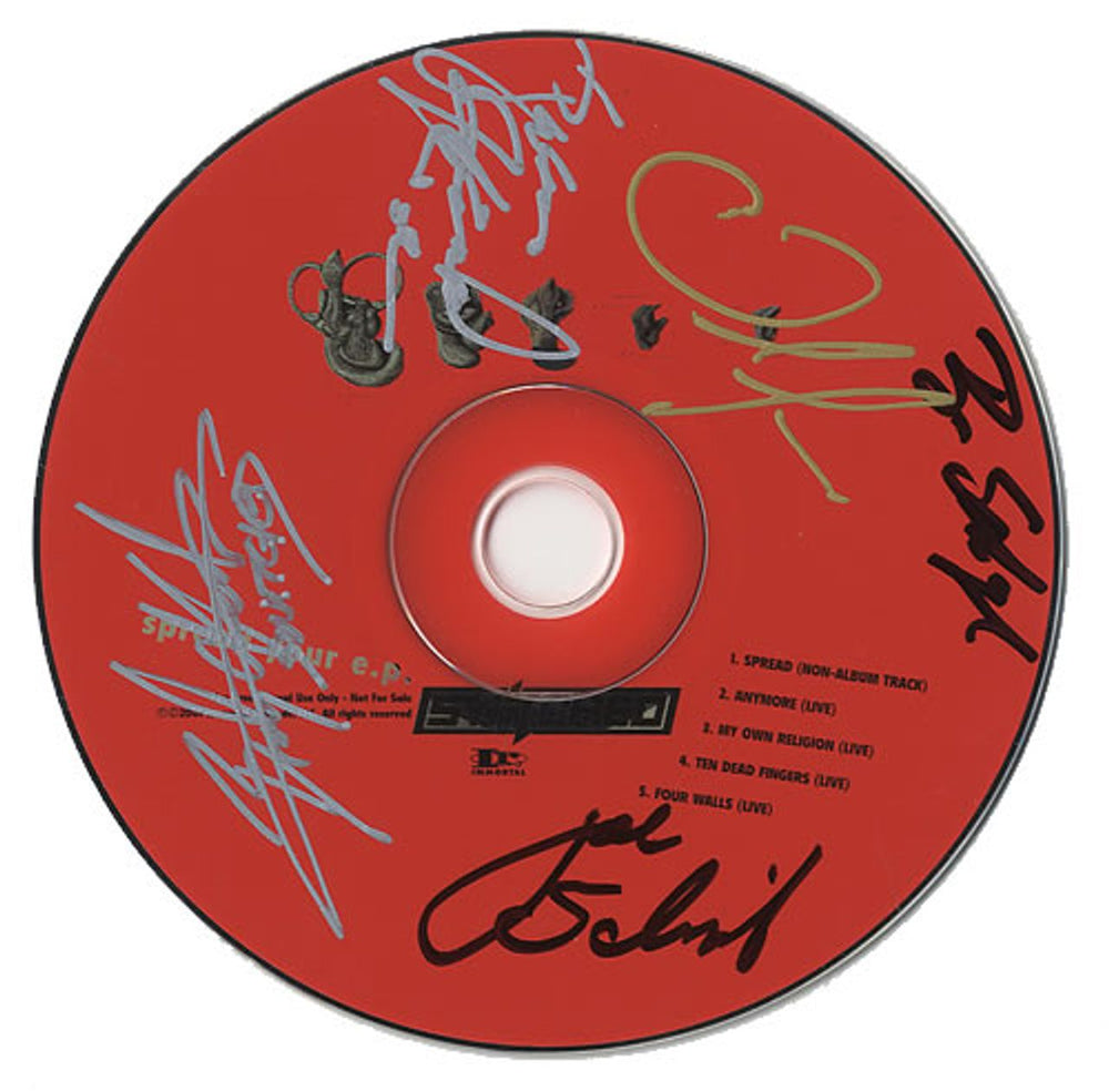 Switched Spread Your EP - Autographed US Promo CD single (CD5 / 5") S53C5SP485165