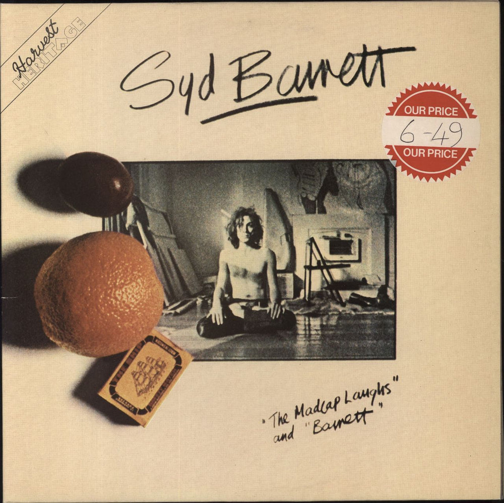 Syd Barrett 'The Madcap Laughs' And 'Barrett' - Late 70s - Stickered UK 2-LP vinyl record set (Double LP Album) SHDW404